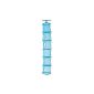 IKEA PS Fangst hanging storage with 6 compartments laundry sorter Hängeregal in light blue
