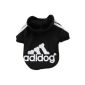 Zehui cute Pet Cat Dog Sweater Doggie T-shirt Warm sweater coat clothes Apparel Black S (Misc.)