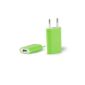 TheBlingZ - USB Charger for Apple iPhone iPod Touch Nano MP3 MP4, iPhone 3, iPhone 3GS, iPhone 4 (Green) (Electronics)