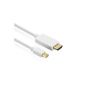 Sentivus - 3m (meters) - Mini DisplayPort to HDMI Cable (miniDP plug converted to HDMI Male) - white - 3,00m - gold plated contacts - ideal for Apple devices (MacBook Air, Mac Pro, etc.) - PC or TV - 1080p (Electronics)