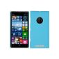 Hard Case for Nokia Lumia 830 - gummed light blue - Cover PhoneNatic ​​Cover + Protector (Electronics)