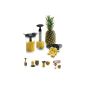 Pineapple cutter Pineapple + divider serving container (household goods)
