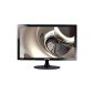 Samsung S22D300H 54.61 cm (22 inches) PC monitor (VGA, HDMI, 5ms response time) black and shiny (Personal Computers)