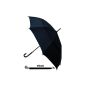 Cane umbrella - Wind Resistant - Solid - Automatic - Double Canvas To Fight Against The Damage Caused By Flipping - Traditional Wooden Handle - 134cm Canvas - 