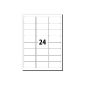 SIGEL - address labels, 63.5 x 33.9 mm, white, small package, inkjet / laser / copier, rounded corners, margins all around, content: 600 labels (Office Supplies)