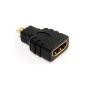 HDMI Female to Micro HDMI Male connector plug adapter for HDMI cable ...