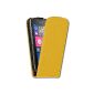OneFlow PREMIUM - Flip Case - for Nokia Lumia 630/630 Dual SIM / 635 - YELLOW (Electronics)