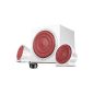 Speedlink Methron 2.1 speaker system (subwoofer, two satellite speakers, 45 Watt RMS, treble and bass control, remote control table) white (accessory)