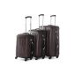 Color selection !!  3 pcs. Reisekofferset suitcase luggage trolley Trolleys hard-shell (Misc.)