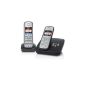 Gigaset A600A Duo Cordless phone and additional handset (3.8 cm (1.5 inch) TFT screen, answering machines, handsfree) (Electronics)