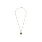 Leonardo Jewels Ladies Necklace Stainless Steel Matrix gold / brown 15089 (jewelry)