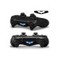 2xLED Light Bar Decal Sticker F PlayStation 4 PS4 Controller DualShock 4 # 0006 (Personal Computers)