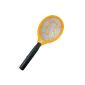 3 x electric fly swatter yellow insect killer insect trap flying bat