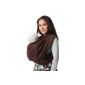 Ti-wawita - Baby Carrier - Classic woven wrap 5m20 - Chocolate Brown (Baby Care)
