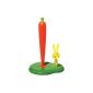 Alessi Bunny & Carrot kitchen paper roll holder in thermoplastic resin - Yellow (Kitchen)