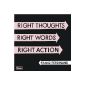 Right Thoughts, Right Words, Right Action (MP3 Download)