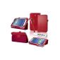 SAVFY® 3in1 Deluxe PU Leather Case for Samsung Galaxy Tab 7 March 