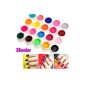 Sodial Set of 36 colored gels UV gel manicure