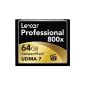 Lexar LCF64GCTBEU800 CompactFlash UDMA 64GB Memory Card (Accessory)