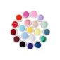 Lot 20 Color Gel uv range milkshake pr false nails manicure tip (Miscellaneous)