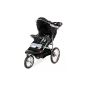 Crown ST920 Travel System BLACK / BLACK Single Stroller - Jogger (Baby Product)