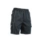 Berkner men cycling pants cycling shorts Shorts with seat pad * Silver Bion forte material * (Textiles)