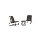 Keter 17197637 Lounge Set Rio, rattan, plastic, brown (garden products)