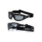 ARCTICA ® BlackDevil polarizing sports glasses Kite goggle strap + strap (Sports Apparel)