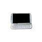 Slide-out Bluetooth 3.0 Detachable Keyboard Cover Case for Samsung Galaxy S4 I9500 - White (Personal Computers)
