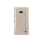 MYLB Flip PU Leather Case Pouch Series hard case cover (not magnetic closure) For Nokia Lumia 735/730 smartphone (Nokia Lumia 735, Champagne gold) (Electronics)