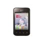LG E435 Optimus L3 II Dual Smartphone (8.1 cm (3.2 inches) IPS display, Qualcomm MSM7225A Snapdragon, 1 GHz, 3 megapixel camera, dual SIM, Android 4.1) (Electronics)