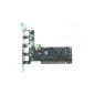 PCI Card 5 USB 2.0 ports CHIPSET VIA High end (Electronics)