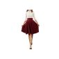 Hee Grand Fall Winter Women Retro Elegant pleated skirt knee-length high waist skirt (Textiles)
