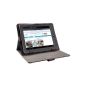 Foxnovo® Protective PU Case Cover Case with magnetic closure for 8 Inch Tablet PC (Chocolate)