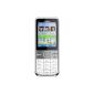Nokia C5 Smartphone (5.6 cm (2.2 inch) display, Bluetooth, 3.2 megapixel camera) White (Electronics)