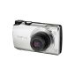 Canon PowerShot A3300 IS Digital Camera (16 Megapixel, 5x opt, Zoom, 7.6 cm (3 inch) display, image stabilized) Silver (Electronics)