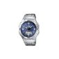 Casio - WVA-470DE-2AVEF - Radio Controlled Watch - Steel - Quartz Analog and Digital - Multifunction - Chronograph - Time Zones - 3 Alarms - Solar - Steel Bracelet (Watch)