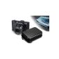 MegaGear Soft Case Sleeve for Compact Digital Cameras Aluminium Lightweight for Sony DSC-RX100M II, Sony DSC-RX100M III, Canon s120, Nikon P340, Panasonic Lumix DMC-LF1, SX700, SX710 HS Canon PowerShot Panasonic DMC-ZS40, Canon PowerShot G7X (Black) (Electronics)