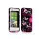 Cover shell gel case for HTC Radar with pattern + Shield (Electronics)
