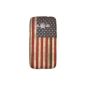 Voguecase® TPU Silicone Cover Case Shell Cover Case Cover For Samsung Galaxy Core Plus (GT-SM-G3500 G3502 G350) (Retro USA Flag) + Free Stylus Universal random screen (Wireless Phone Accessory)