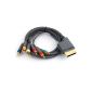 DIGIFLEX HD LCD TV HD AV Cable for xBox 360 (Video Game)