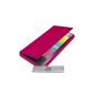 Case Cover Fuchsia ExtraSlim Soshphone 4G \ Orange Rono and 3 + PEN FILM OFFERED!  (Electronic devices)