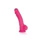 Deluxe silicone Real Dong Dildo (500 grams) big player in hottest pink, extra strong suction cup (Personal Care)