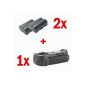 Meike Professional Battery Grip for Nikon D300, D300, D700 - replaces MB-D10 + 2x EN-EL3e batteries replica (Electronics)