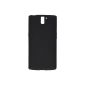 Full Diztronic Matte Black Flexible TPU Case for OnePlus One - Retail Packaging (Accessory)