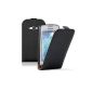 Membrane - Ultra Slim Case Black Samsung Galaxy Ace 4 (SM-G357 / G357FZ) - Flip Case Cover Pouch (Wireless Phone Accessory)
