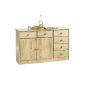 RONDO dresser, solid pine, clear lacquered