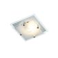 Design ceiling lamp bathroom luminaire 1-lamp made of steel + glass 5x E27, max.  40W (household goods)