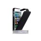 Accessories Yousave valve PU Leather Case for iPhone5S Black (Accessory)