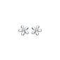 925 sterling silver beautiful daisy flower earrings jewelry studding Stud Earrings (jewelry)
